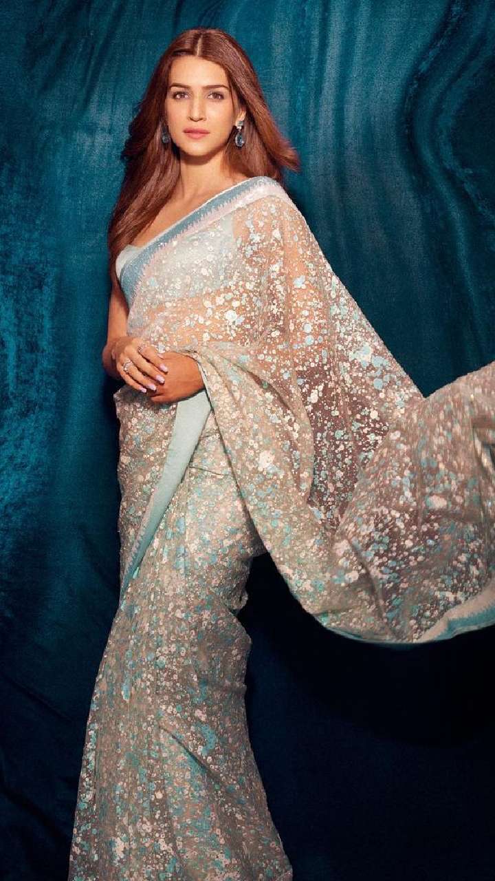 DYK Kriti Sanon wore exquisite saree with 24-karat gold print for Adipurush  trailer launch? Details - India Today