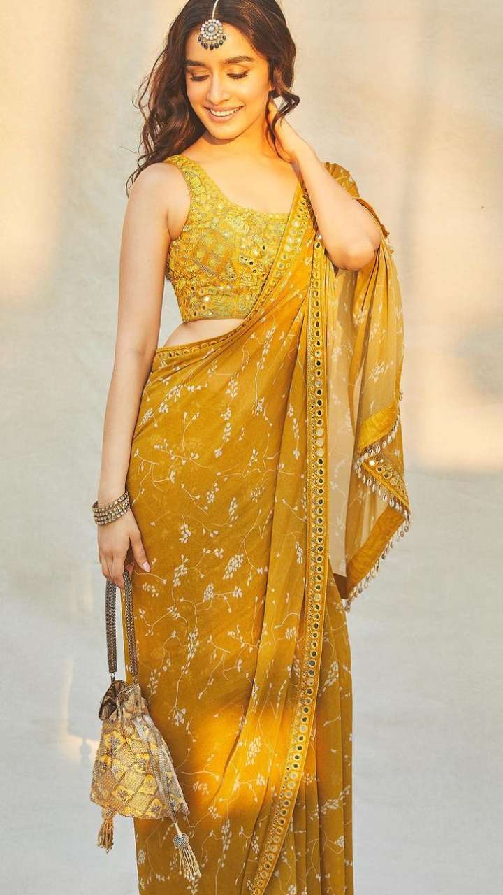 Shraddha Kapoor Saree Looks For Daytime Wedding