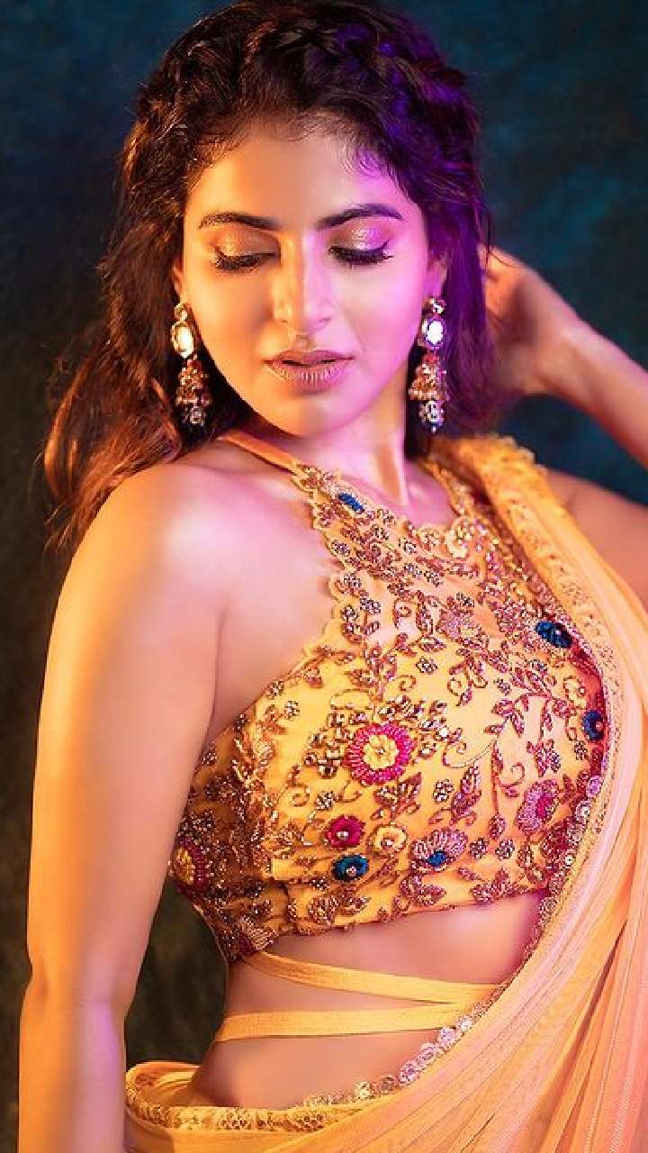 Iswarya Menon Loots Attention With Her Slinky Saree Blouses 