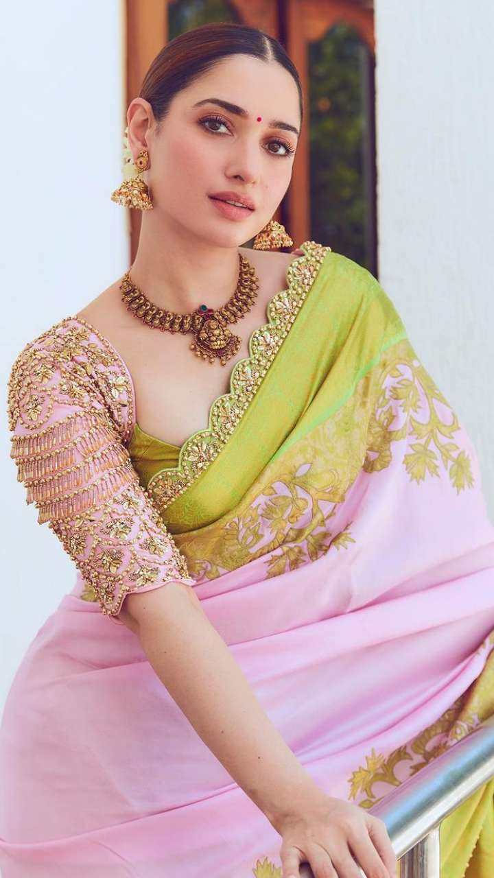 5 Best Vibrant Sarees By Tamannaah Bhatia For Bride To Be