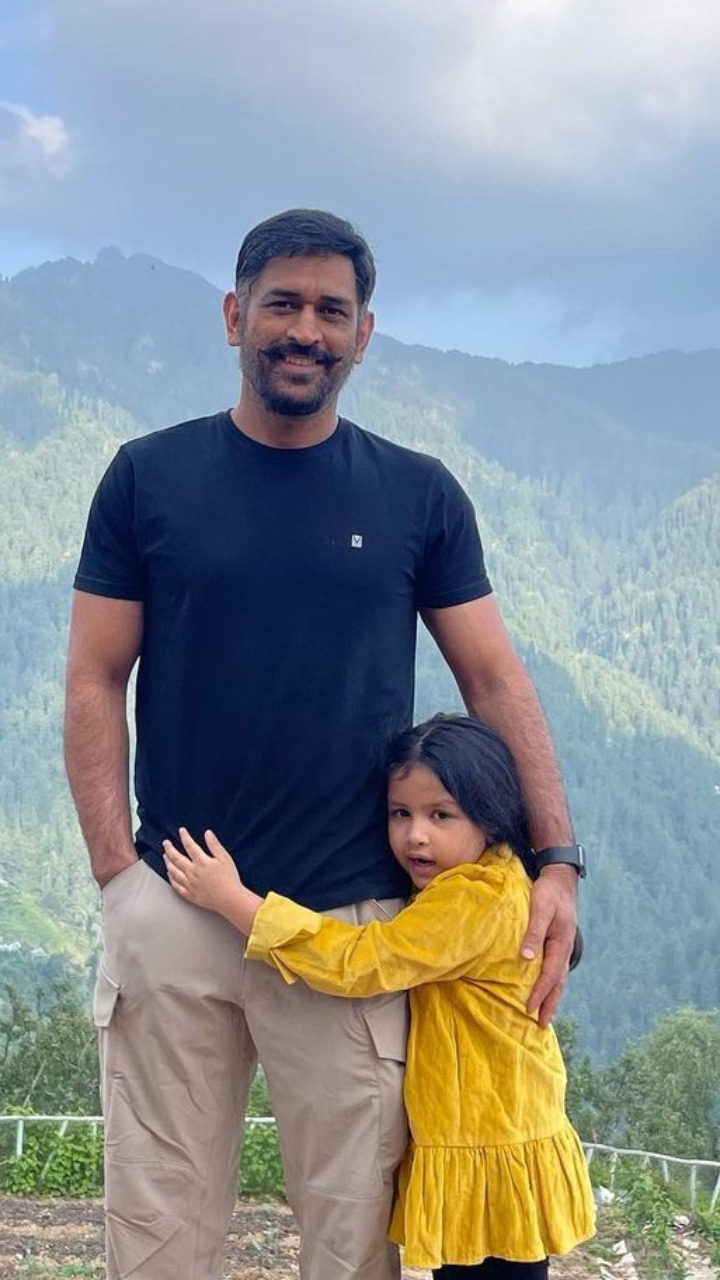 M.S Dhoni And Ziva Pictures Are A True Example Of Father-Daughter Duo