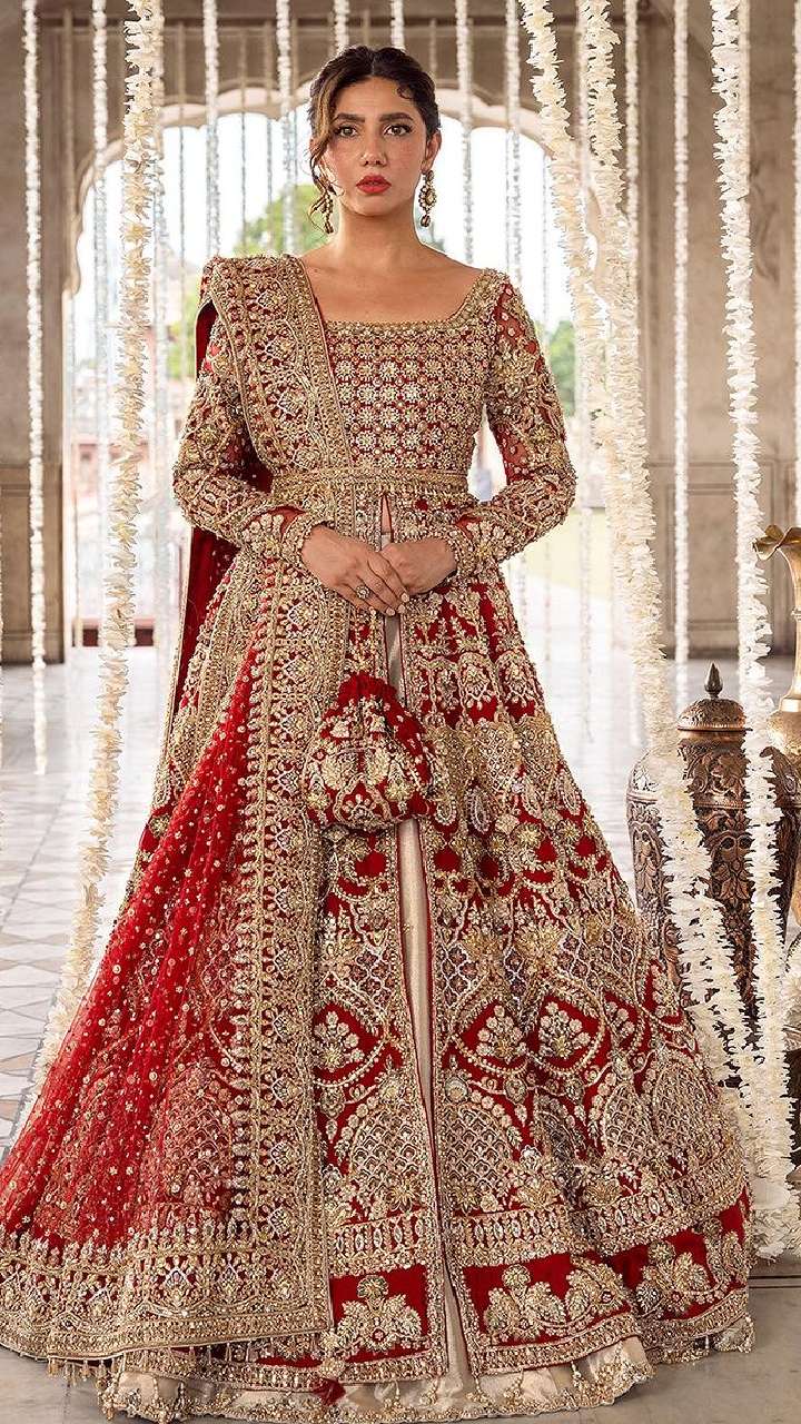 Embroidered Red Bridal & Wedding Wear Net Dupatta – Dupatta Bazaar