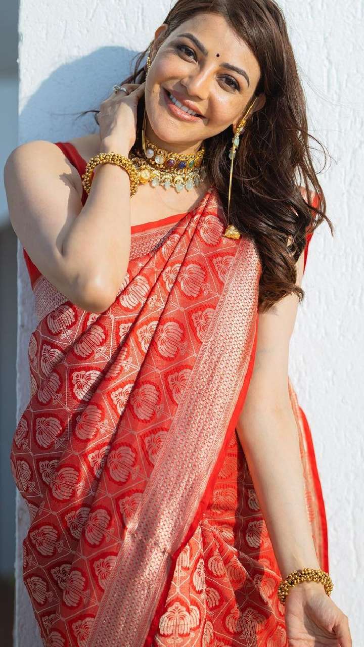 Kajal Agarwal Silk Saree Blouse - Saree Blouse Patterns