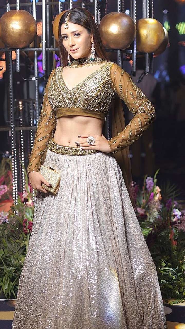 Buy Black Sequins Georgette Lehenga Choli With Dupatta Online At Zeel  Clothing