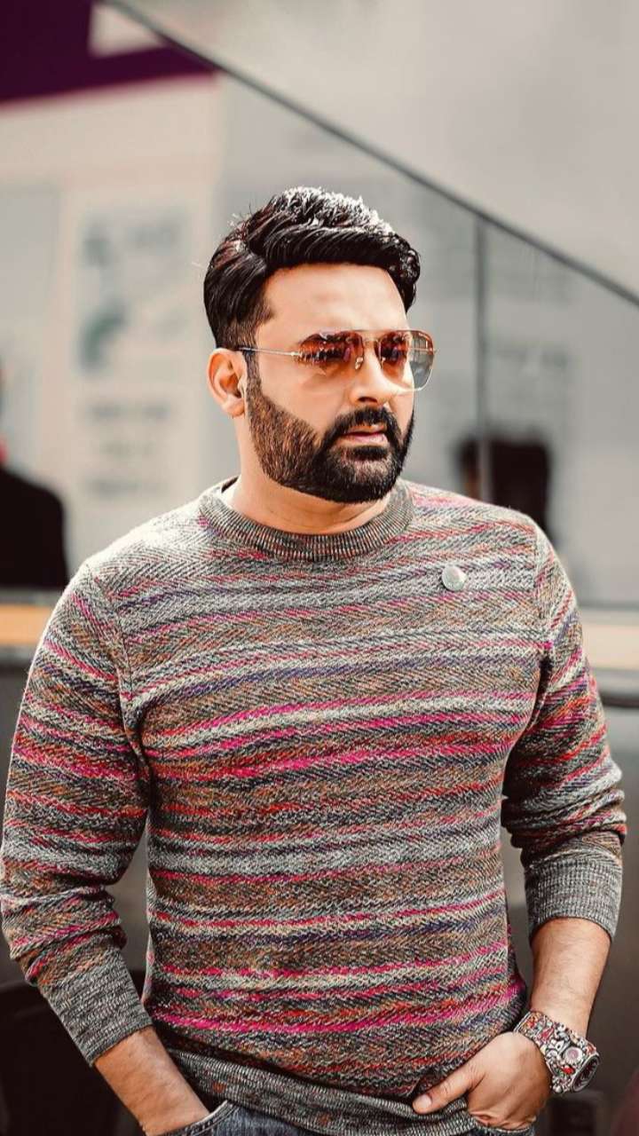 Kapil Sharma Looks Like A Dapper In Multicolored Sweater