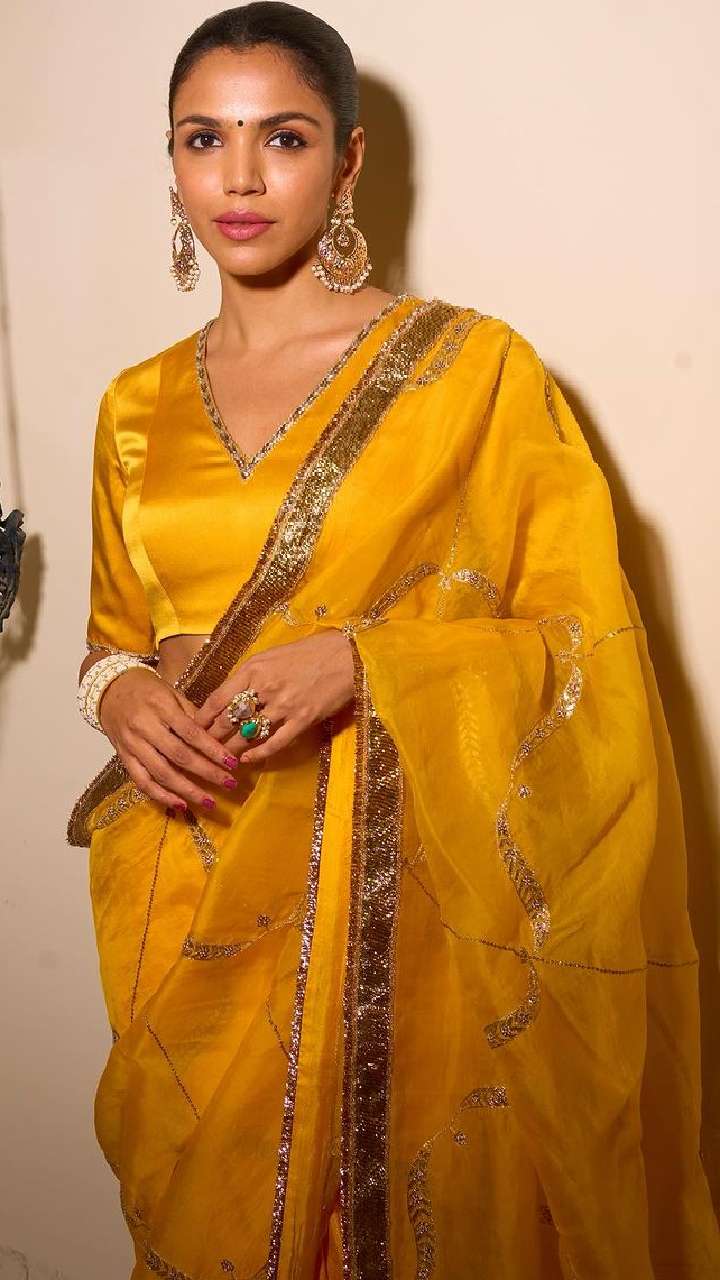 yellow saree net yellow saree silk yellow saree georgette yellow saree  party wear yellow saree haldi