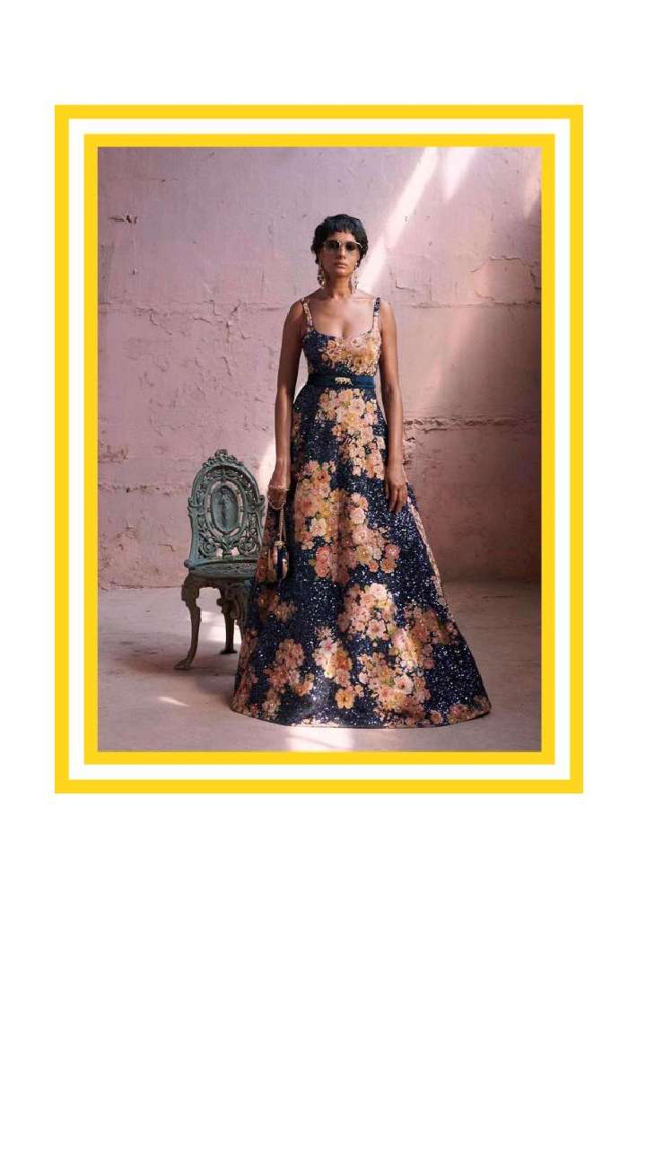 Karwa Chauth Special Designer Long Gown For Girls | Fancy dresses long, Designer  dresses casual, Gowns for girls