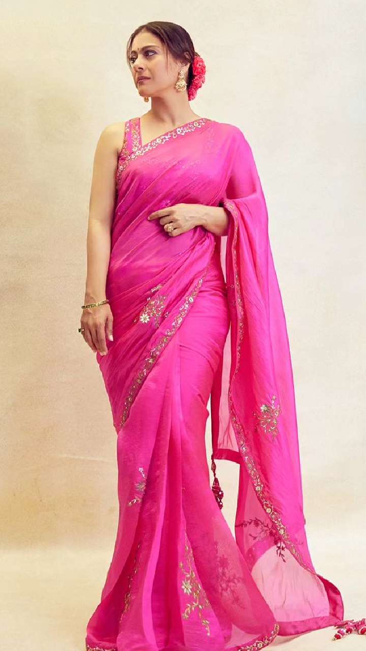 kajol pink saree 1703935502