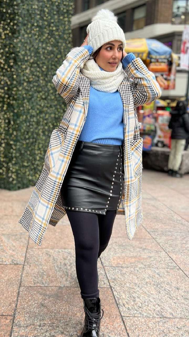 Winter Fashion Goals Courtesy Hina Khan