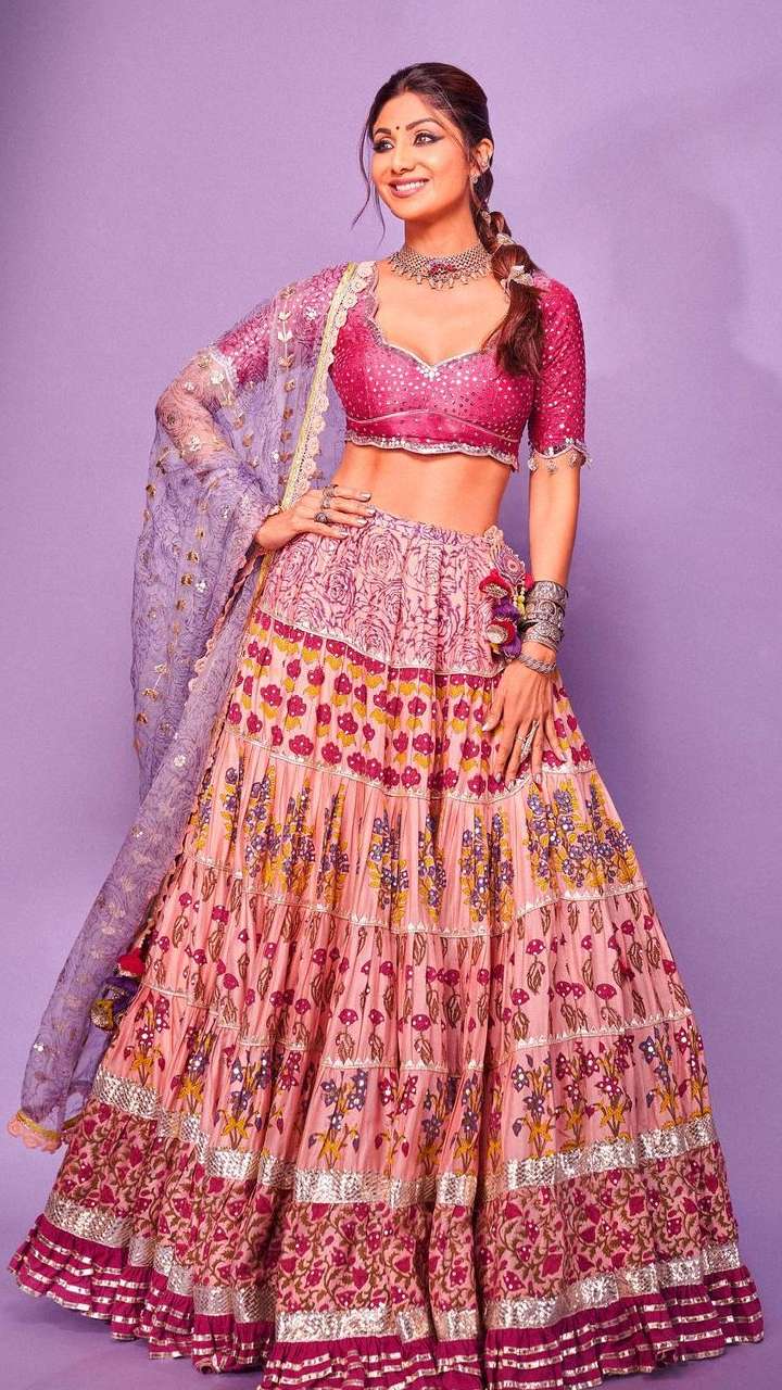 Printed Hand Work Jaipuri Cotton Lehenga Set at Rs 1895 in Jaipur | ID:  26313475188