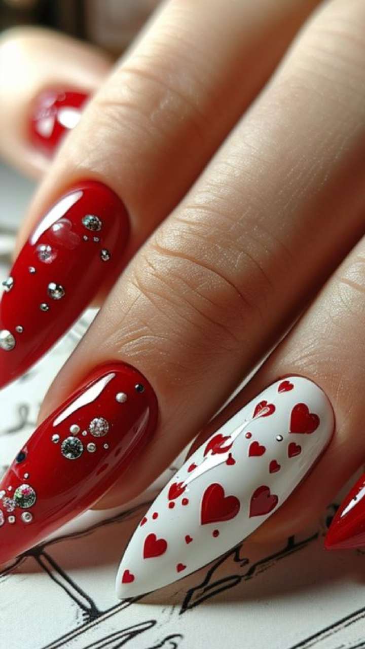 Valentine's Nail Art – Eclectic Spark
