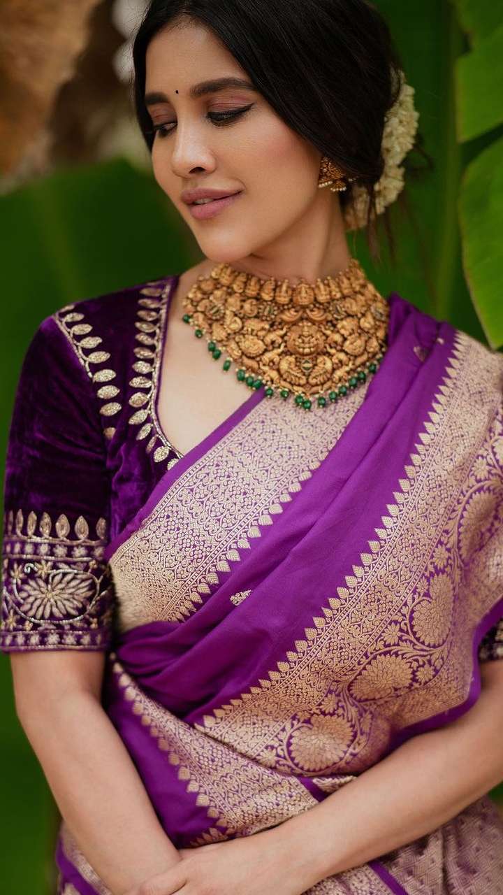 Boat Neck Saree Blouse Designs | Sarees Villa