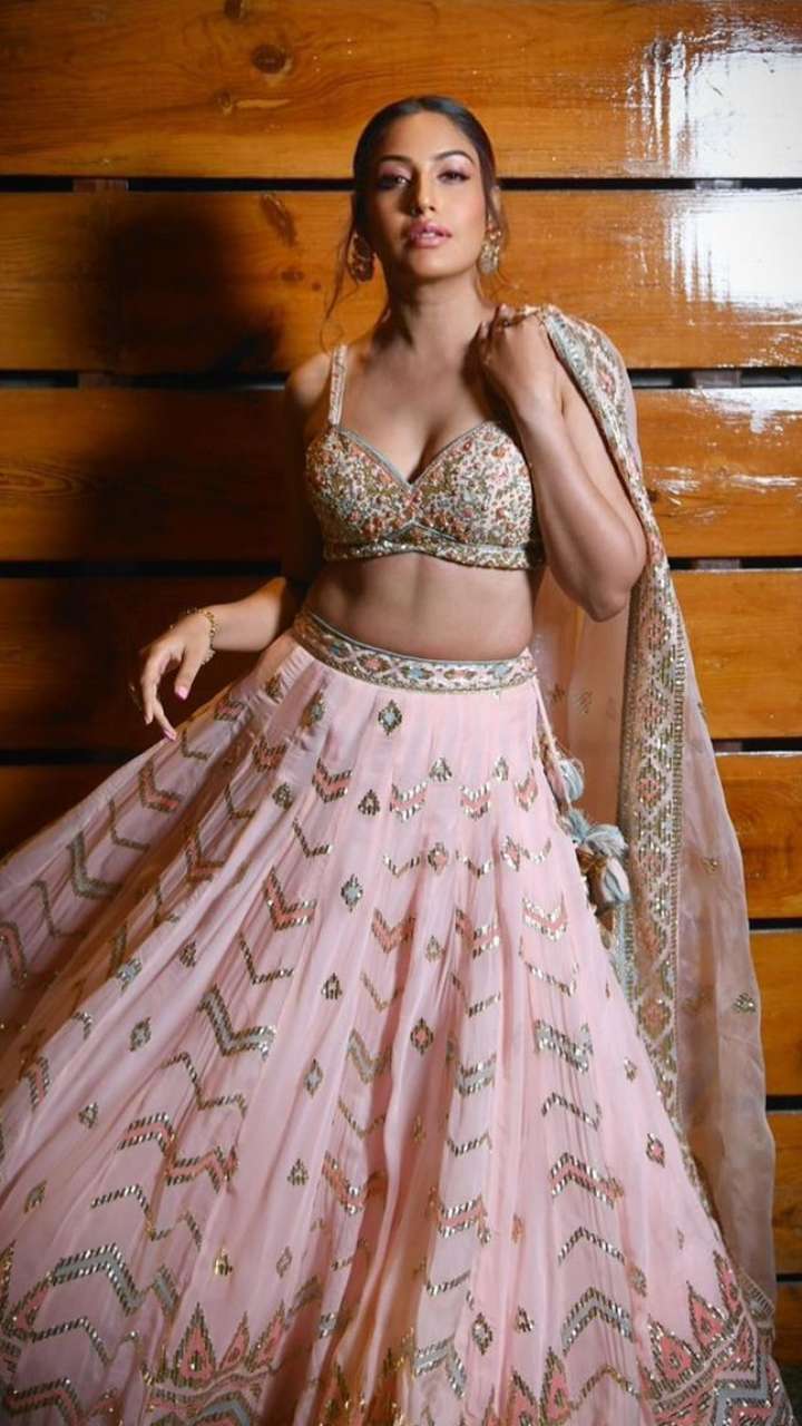 Surbhi chandna shop in lehenga