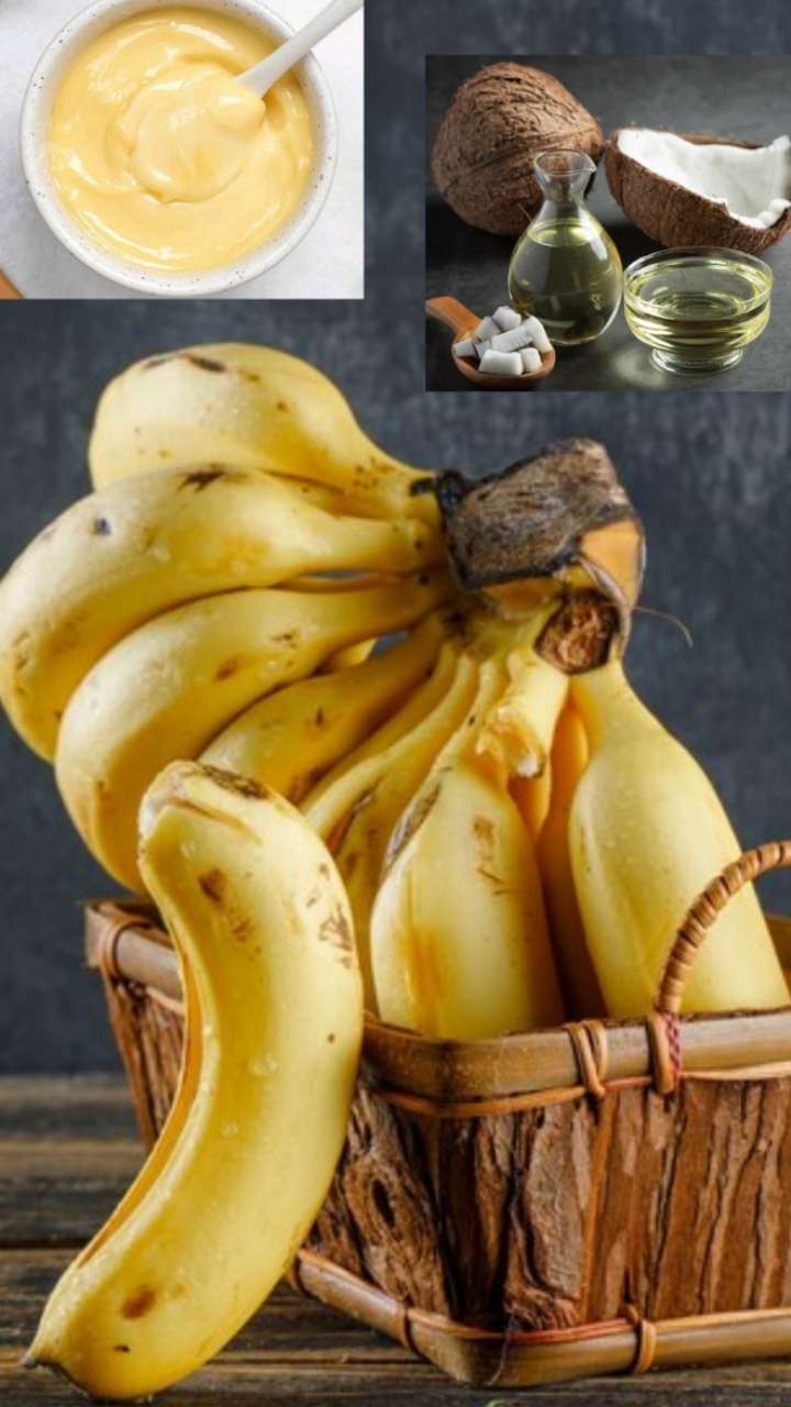 DIY Banana And Coconut Hair Mask For Shiny Tresses