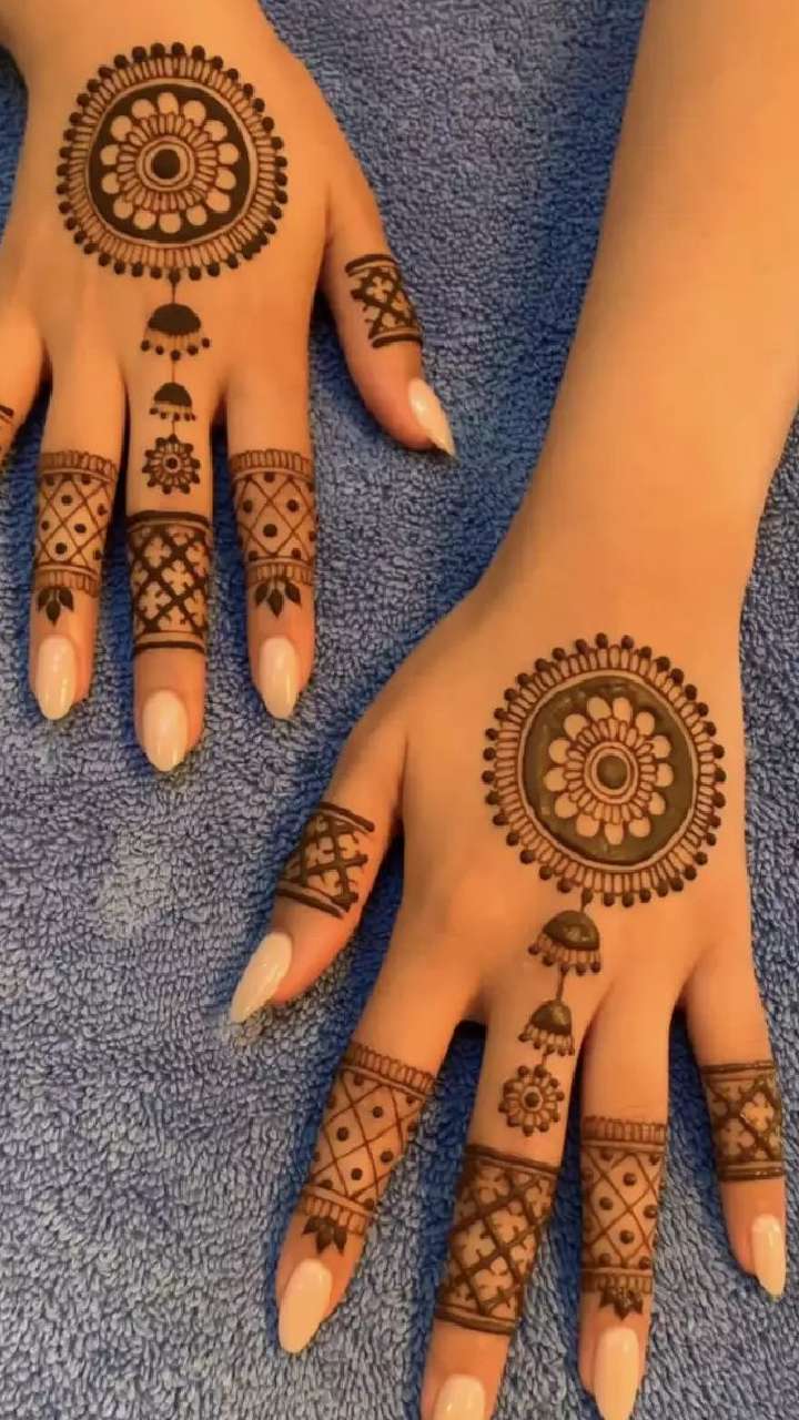 100+ Latest Front and Back Hand Mehndi Design Ideas | Styled