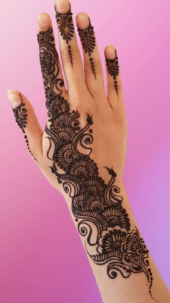 New Simple & easy full hand arabic mehndi designs || bridal mehndi designs  - Step by Step...