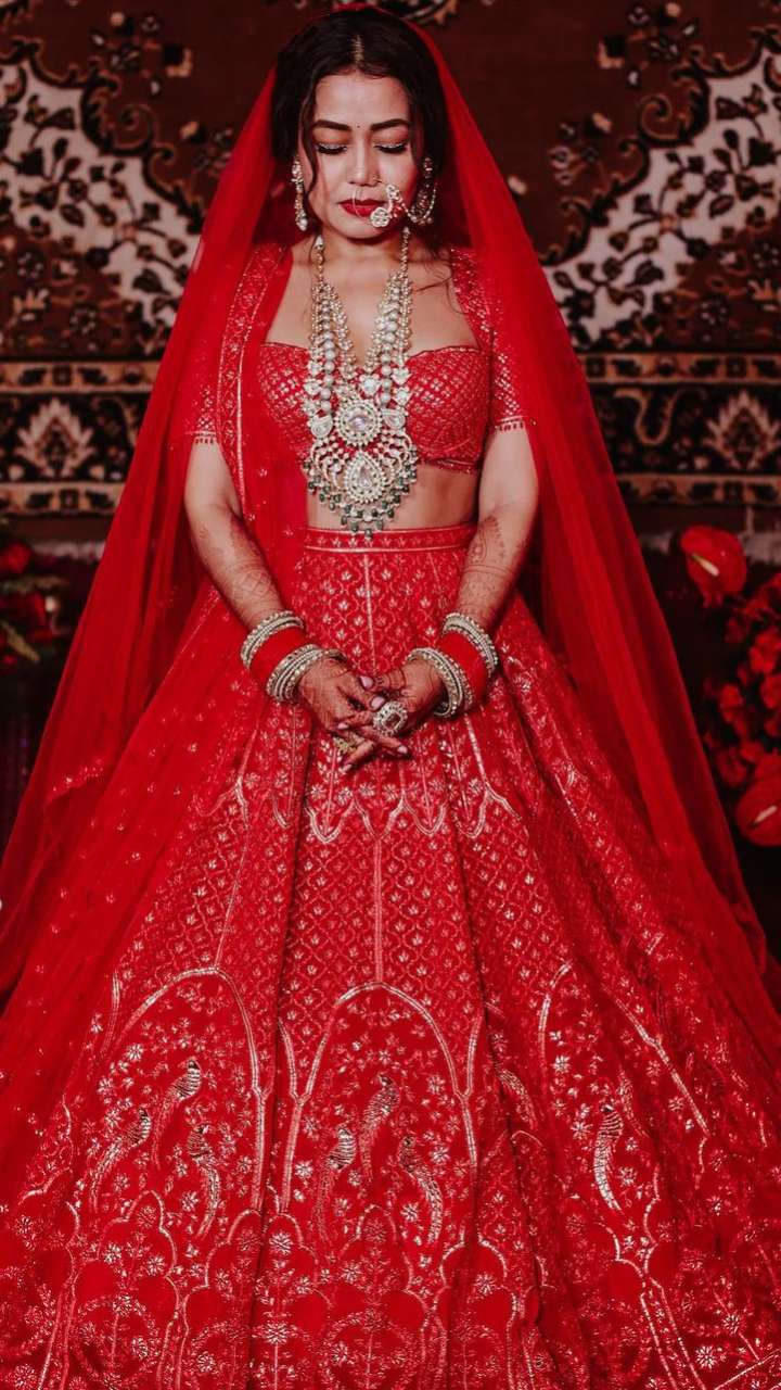 neha kakkar s lehenga for wedding season 8 1709527051