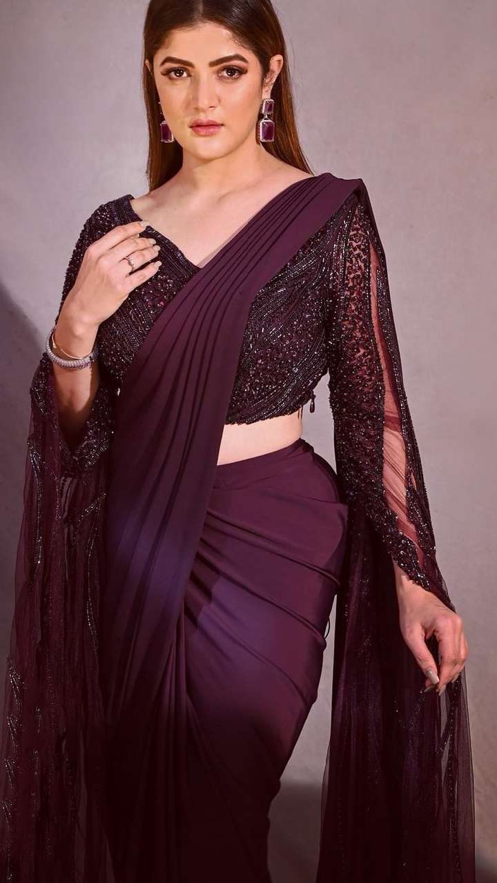 Wearing this beautiful synthetic saree with the full sleeve black sweater  to complete the look. Saree is so breathable and comfortable to… | Instagram