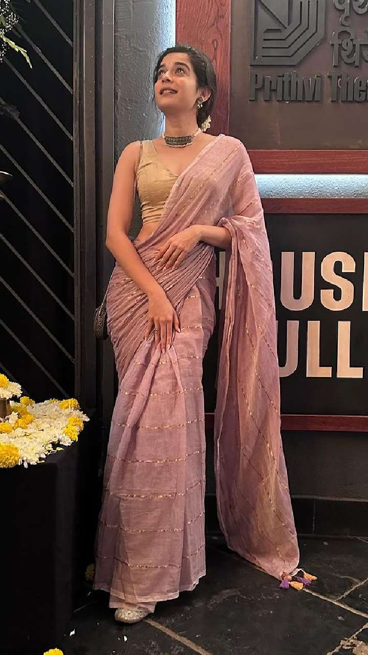 Mithila Palkar slaying the saree look : r/faptodesiactress