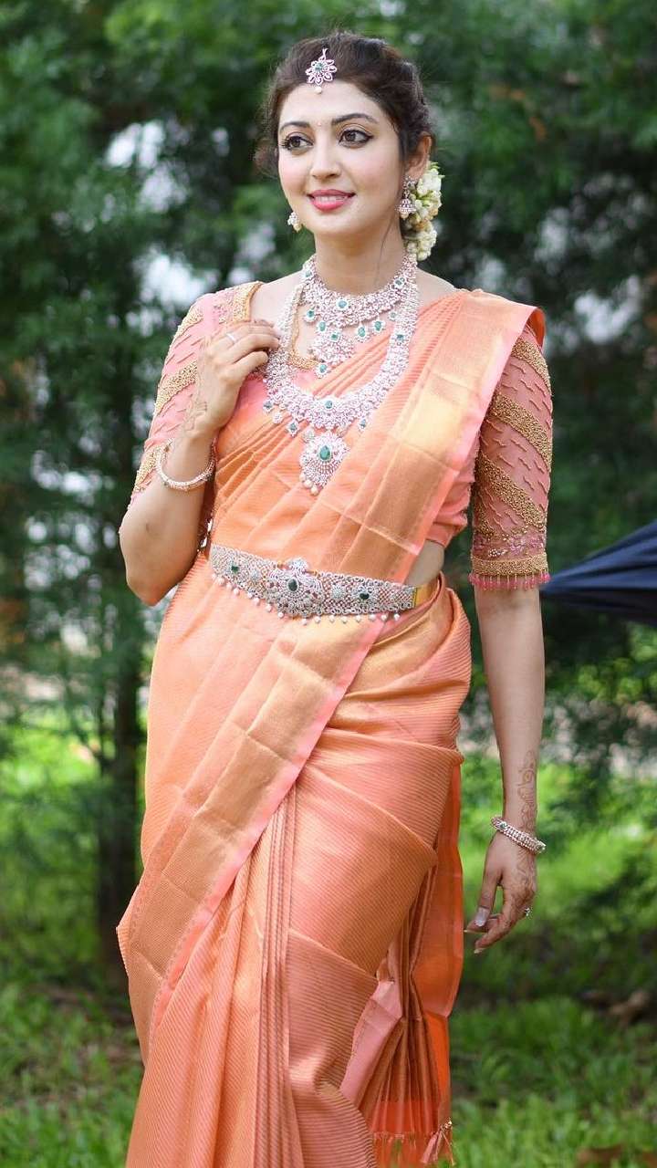 5 Traditional Sarees From Pranitha Subhash's Closet To Slay