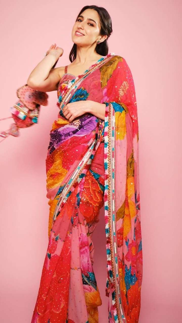 6 Lightweight & Stylish Sarees By Sara Ali Khan For Summers