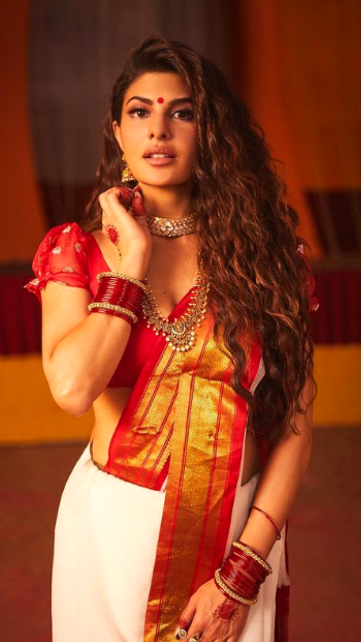 Jacqueline Fernandez In Gorgeous Ethnic Outfits